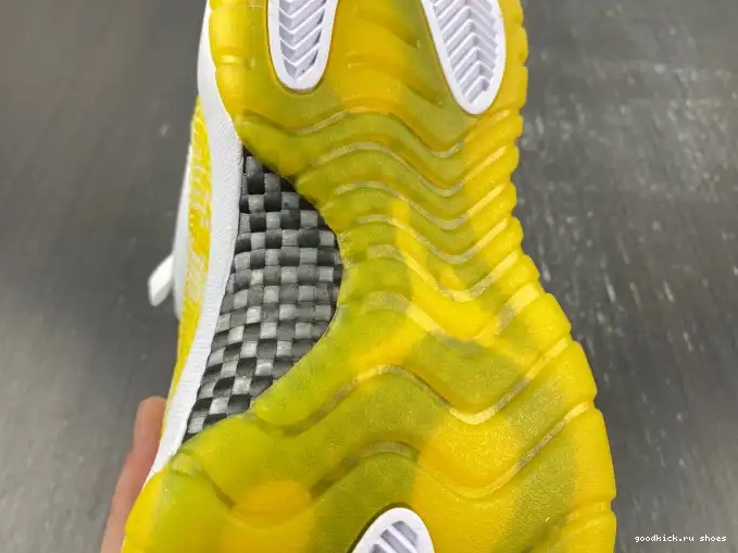 Rep AH7860-107 11 Low Air WMNS Jordan Yellow Snakeskin 0613